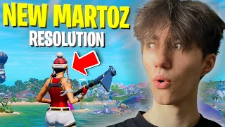 How To Get FaZe Martoz' NEW Stretched Resolution in Fortnite! (Best Stretched Resolution Season 4)