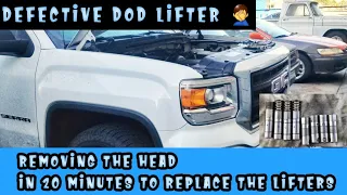 How to remove the lifters on gmc Sierra or Chevy Silverado 2012-2018 DOD|5.3 head removal