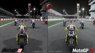 MotoGP 20 vs MotoGP 2019 Game comparison (PC)