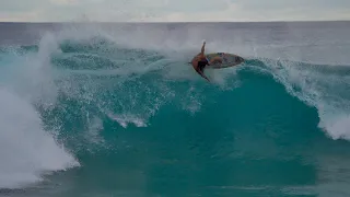 Surfing Crazy Backwash Wave