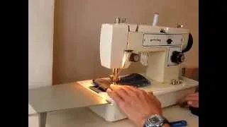 Sewing machine Швейная машина Privileg Stich Lange test  хб ткань, джинс.