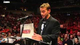 Raw: Randy Orton RKOs Michael Cole