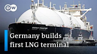 Germany begins constructing its first liquified natural gas (LNG) terminal | DW News