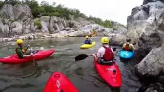 Kayaking the Potomac River at Mather Gorge