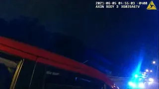 APD: Officer's body camera captures moment drunk driver hits him