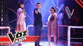 Allegra, Sneider and Danna sing at the Super Battles | The Voice Kids Colombia 2021