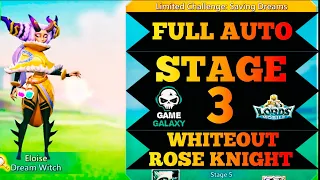 Lords Mobile Dream Witch Limited Challenge Stage 3 Fully Auto|Saving Dreams Stage 3 Fully Auto