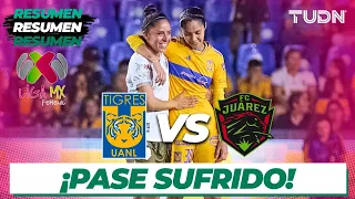 Resumen y goles | Tigres vs Juárez | Liga Mx Femenil - CL2024 - 4tos | TUDN