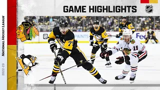 Blackhawks @ Penguins 4/11 | NHL Highlights 2023