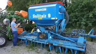 Стоит или нет? Нашли Сеялку с Фрезой Lemken Zirkon + Solitair 4м в Германии / ч.3 Сельхозтехника б/у