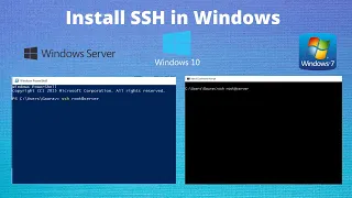 How to Install SSH in powershell and cmd (Windows 7,8,10)