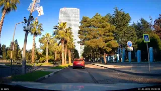 Driving through the streets of Batumi 🇬🇪 Adjara,Georgia #georgia #adjara  #driving #road #4k #batumi