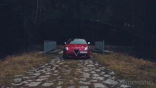 Cinematic drone video (DJI Mavic) (Giulietta QV) #DJImavic#nature#car#sportcar#alfaromeo#drone