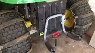 DIY lawn tractor weights on the cheap