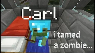 i tamed a zombie in minecraft...