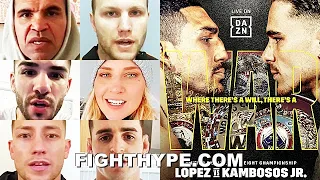 AUSTRALIAN FIGHTERS UNITE AGAINST TEOFIMO LOPEZ; SEND GEORGE KAMBOSOS "SCHOOL & DESTROY" MESSAGE