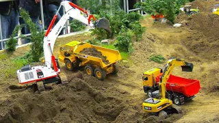 MIND BLOWING RC CONSTRUCTION SITE ACTION!! RC TRUCKS, RC EXCAVATOR, RC TRACTOR, RC MACHINE