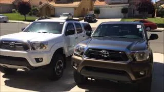 Сравнение Toyota Tacoma с ReadyLift и без. Сравнение американской и мексиканской сборки.