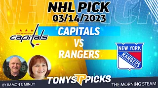 Washington Capitals vs New York Rangers 3/14/2023 FREE NHL Expert Picks on Morning Steam Show