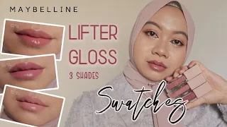 MAYBELLINE LIFTER GLOSS SWATCHES - 3 COLORS