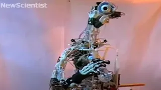 Robot with bones moves like you do