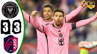 Inter Miami vs St Louis 3-3 Hіghlіghts & All Goals 2024 Messi & Suarez Goal