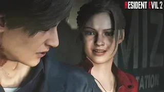 Resident Evil 2 Remake - ПЕРВАЯ ВСТРЕЧА ЛЕОНА КЕННЕДИ И КЛЭР РЕДФИЛД