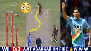 ind vs west indies 2006 |Most Shocking Bowling😱 | DLF CUP Match Highlights |😱by Agarkar |IND vs WI