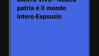 Nostra patria è il mondo intero-Espouzin