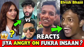 Jiya ANGRY on Abhiya 😱 Elvish Yadav Fan Reaction on his Memes 🤣, Elvish Yadav vs Fukra Insaan