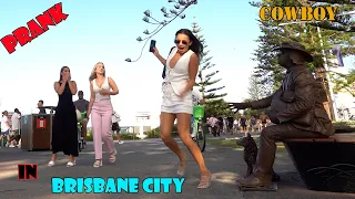 #Cowboy_prank in Gold Coast  and Brisbane city. Awesome reactions.