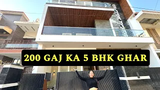 Inside a 30x60 , 200 Yard Premium 5 BHK House Design | East Facing House Sale In Mohali