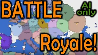 AI Only Battle Europe! (Age of Conflicts: World War Simulator)