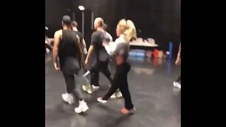 Britney Spears rehearsal - Domination 2019 (Break The Ice)