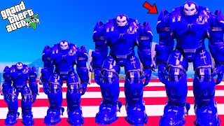 SHINCHAN Growing BIGGEST BLUE HULKBUSTER Family In GTA 5!