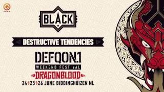 The colors of Defqon.1 2016 | BLACK mix by Destructive Tendencies