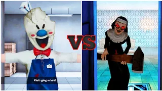 Ice Scream 4 Vs Evil Nun Maze Full Gameplay