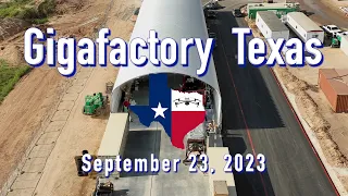 "Daily Dose Of Cybertruck"   Tesla Gigafactory Texas. 9/23/2023  8:54AM