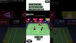 Adu Ganas Serangan | Kevin Sanjaya/Muhammad Ahsan (INA) Vs Kang Min Hyuk/Seo Seung Jae | Thomas Cup