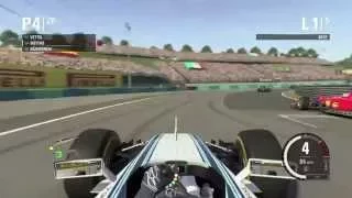 F1 2015 Xbox One Hungarian GP 5 Lap Race Valtteri Bottas