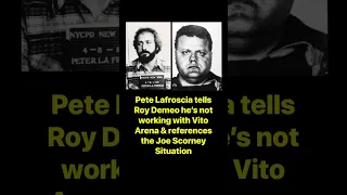 Pete LaFroscia talks to Roy About Vito Arena.
