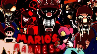 FNF MARIO'S MADNESS V2 FULL GAME | EVERY MARIO.EXE EVER IS HERE!!