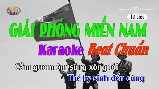 30/4 || GIẢI PHÓNG MIỀN NAM || Karaoke Beat Chuẩn Tone Nam . Diệt đế quốc Mỹ phá tan bè lũ bán nước.