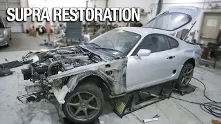 Restoring My MKIV Toyota Supra  CAN THE FRONT END BE FIXED?