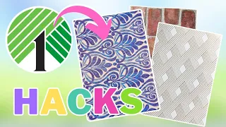 The HOTTEST 🔥 Dollar Tree DIY Crafts using Peel-N-Stick WALLPAPER