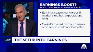 Market set-up going into earnings 'could not be better,' says Morgan Stanley's Andrew Slimmon