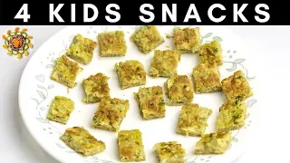 4 Easy Snack recipes for 1Yr+ Kids, Toddlers and Family | Healthy Snacks for Kids