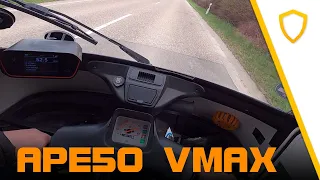 Piaggio Ape 50 (2015) - Onboard | POV Drive | Top Speed | Sound