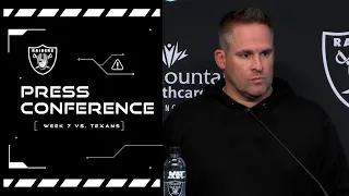 Coach McDaniels Recaps Week 7: ‘A Total Team Day, Something To Build On’ | Raiders | NFL