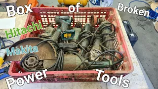 Repairing A big box of tools.